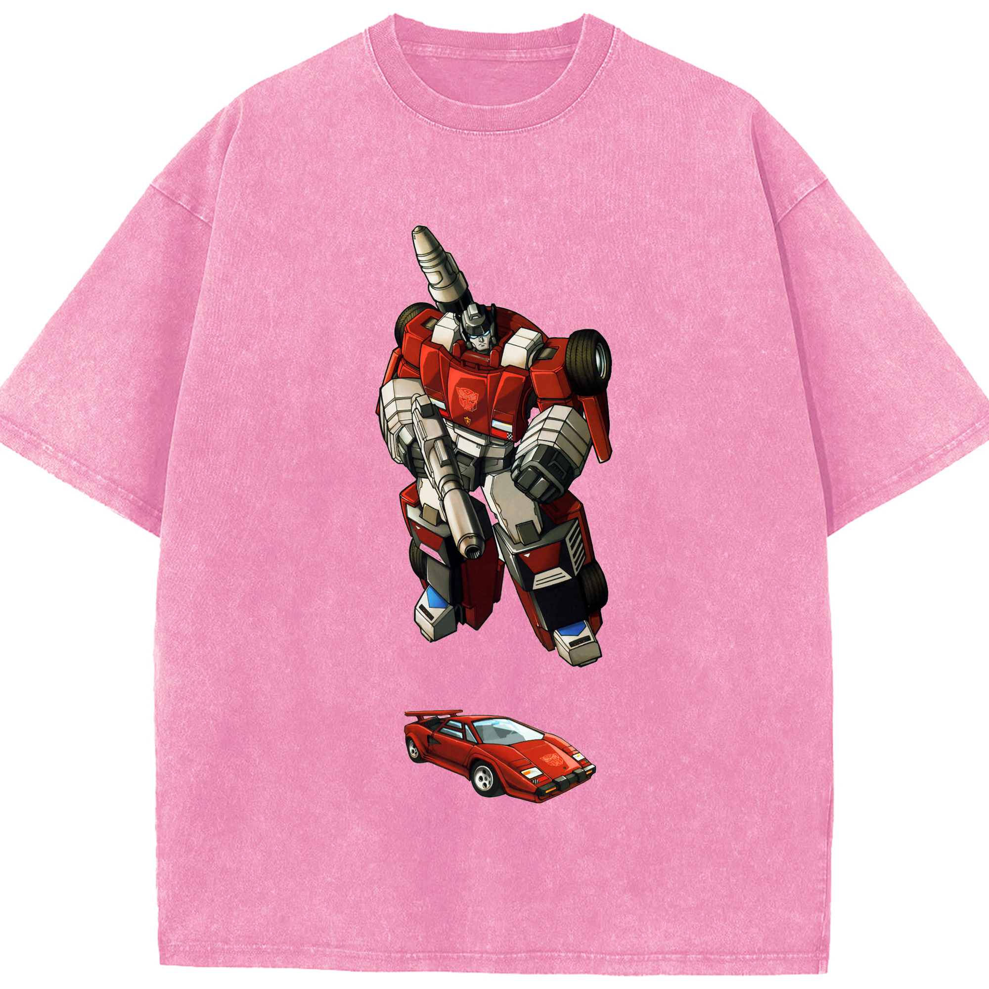 （画像用）  綿100% ヴィンテージ風 半袖Tシャツ（フロントプリント）
